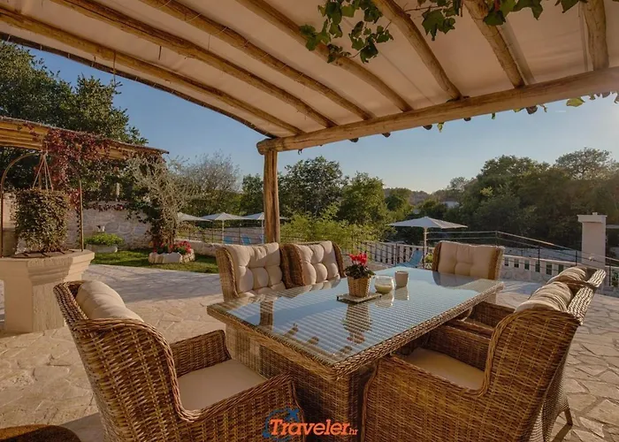 Schoene Steinvilla Mit Beheiztem Pool Und Sauna By Interhome Nyaraló *